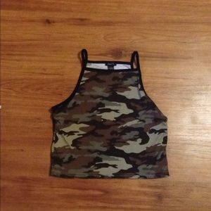 Camouflage Crop Top🖤💚
